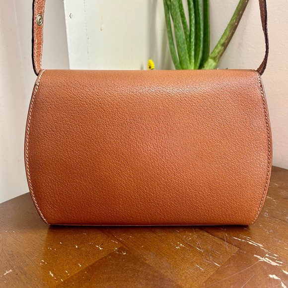 Vintage Gucci Bamboo Tan Leather Shoulder Bag - Picture 4 of 16